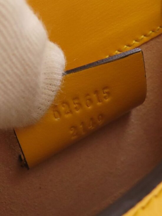 Gucci Horsebit Shoulder Bag Leather Yellow - Picture 7 of 15